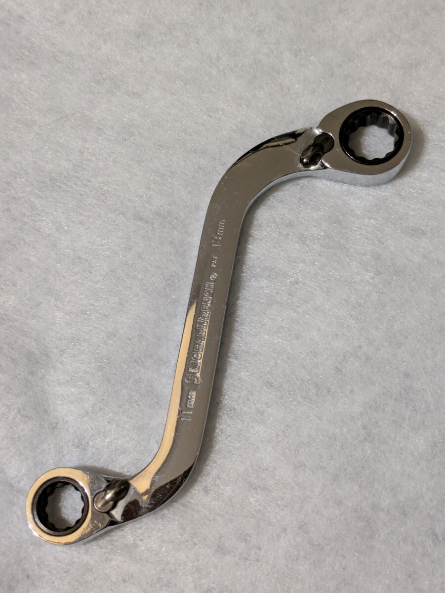 GEARWRENCH S знак двусторонний трещоточный гаечный ключ 11mm-13mm Gear Wrench трещоточный гаечный ключ