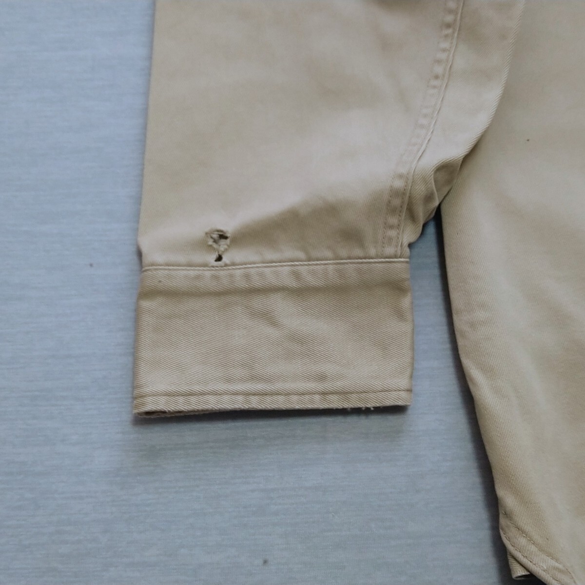 50’s~ ビンテージ ビッグマック ワークシャツ Mサイズ アーミーツイル マチ付き BIG MAC JCPenney ペニーズ 良品_画像9