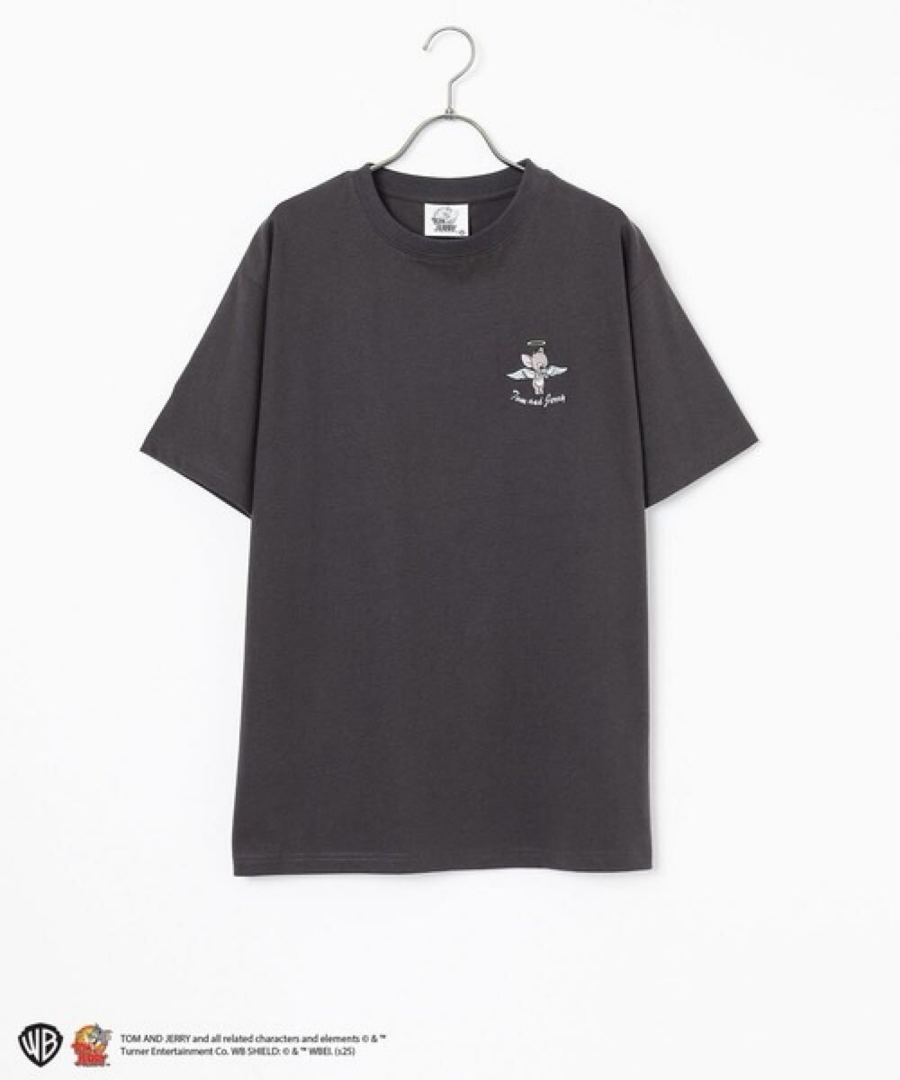 COLZA コルザ　トムとジェリー　刺繍付き ゆる T　（スミクロ　エンジェル タフィー）　Tシャツ　Mサイズ　トム＆ジェリー_画像4