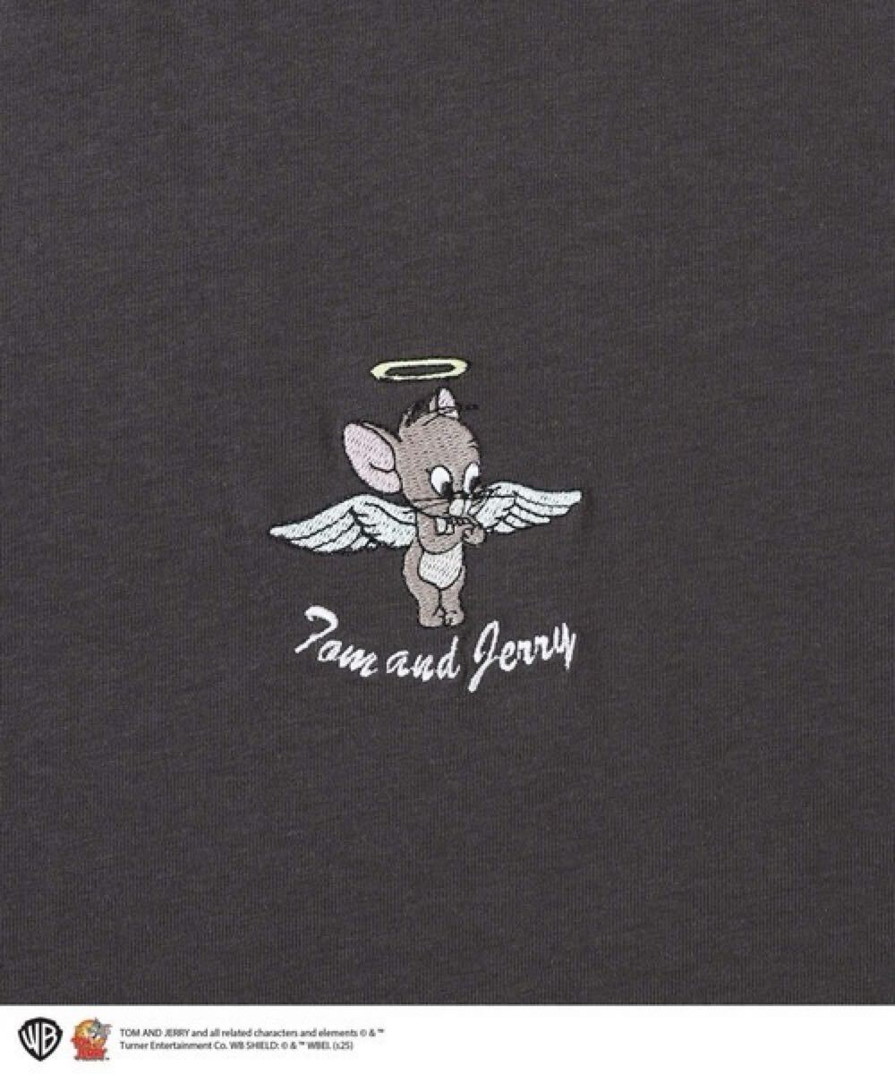 COLZA コルザ　トムとジェリー　刺繍付き ゆる T　（スミクロ　エンジェル タフィー）　Tシャツ　Mサイズ　トム＆ジェリー_画像6
