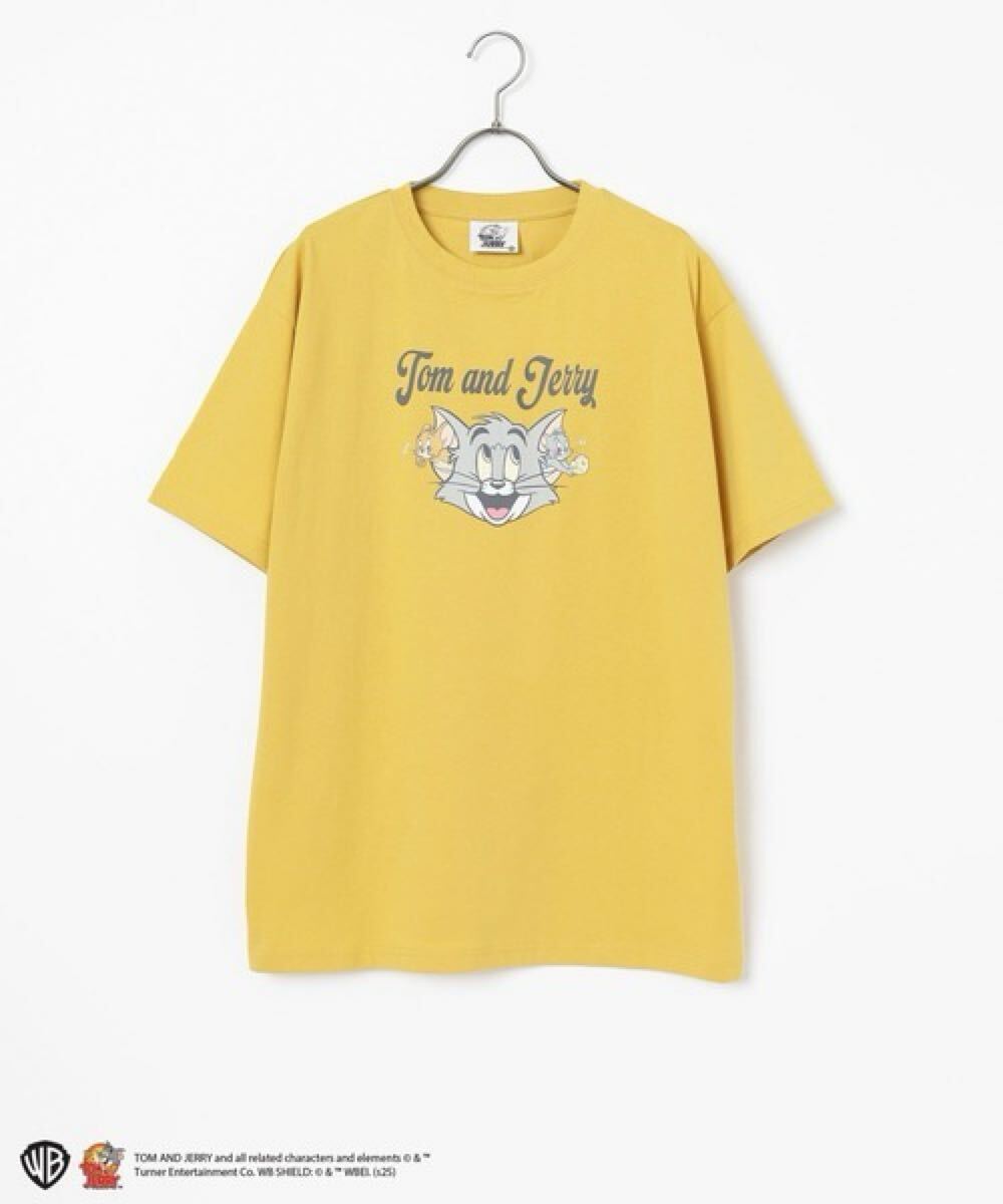 COLZA コルザ　トムとジェリー　ゆる T　（マスタード）　Tシャツ　Sサイズ　トム＆ジェリー＆タフィー_画像4