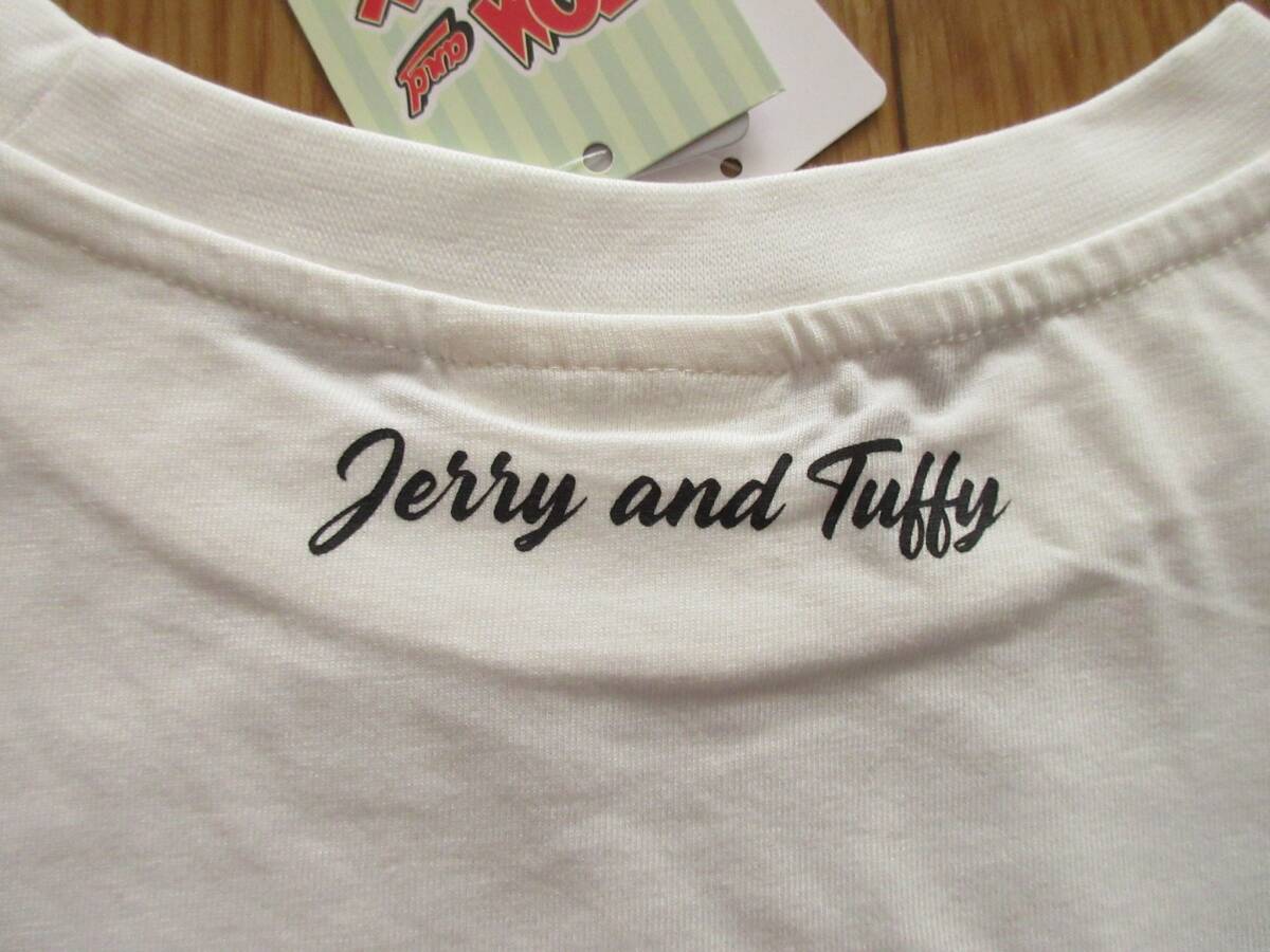 COLZA コルザ　トムとジェリー　刺繍付き Tシャツ　（ホワイト　ジェリー＆タフィー）　Mサイズ　ユニセックス　男女兼用　トム＆ジェリー_画像10