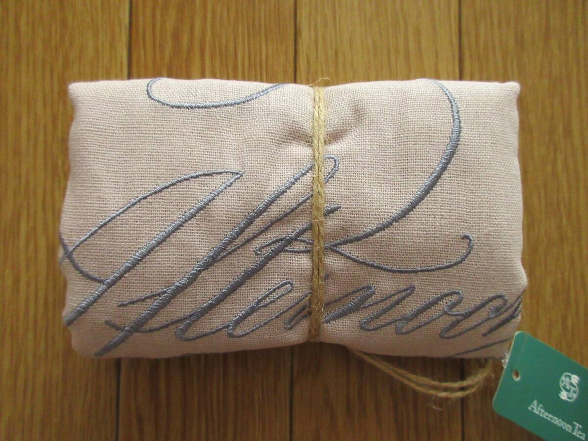 Afternoon Tea アフタヌーンティー　リネン 刺繍 トートバッグ　（ピンク）　ヴェロニカ・ハリム　バッグ_画像7