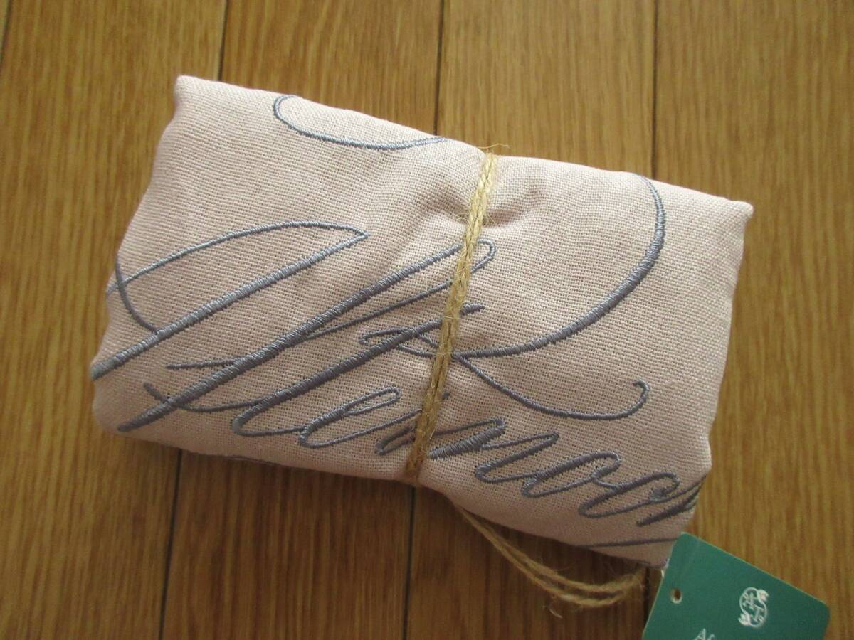 Afternoon Tea アフタヌーンティー　リネン 刺繍 トートバッグ　（ピンク）　ヴェロニカ・ハリム　バッグ_画像8