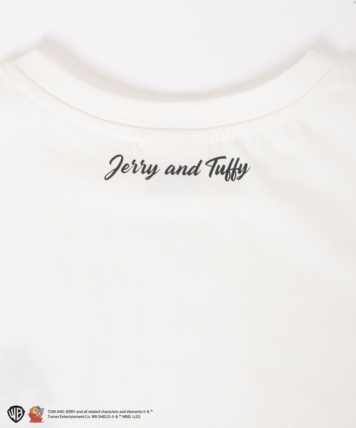 COLZA コルザ　トムとジェリー　刺繍付き Tシャツ　（ホワイト　ジェリー＆タフィー）　Mサイズ　ユニセックス　男女兼用　トム＆ジェリー_画像7