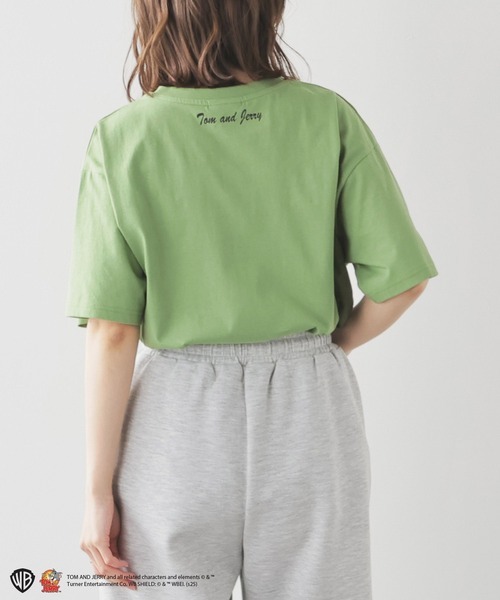 COLZA コルザ　トムとジェリー　刺繍付き Tシャツ　（ミント　ジェリー）　Mサイズ　ユニセックス　男女兼用　トム＆ジェリー_画像3