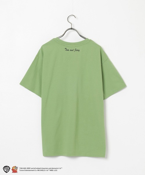 COLZA コルザ　トムとジェリー　刺繍付き Tシャツ　（ミント　ジェリー）　Mサイズ　ユニセックス　男女兼用　トム＆ジェリー_画像5