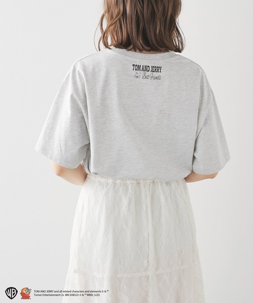 COLZA コルザ　トムとジェリー　Tシャツ　（オートミール）　Mサイズ　ユニセックス　男女兼用　トム＆ジェリー_画像3