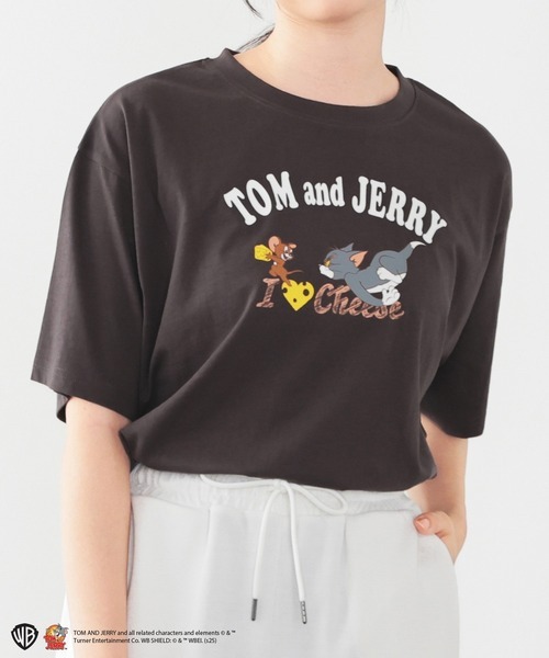 COLZA コルザ　トムとジェリー　ゆるT　（スミクロ　アイラブチーズ）　Tシャツ　Sサイズ　トム＆ジェリー_画像3