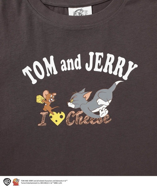 COLZA コルザ　トムとジェリー　ゆるT　（スミクロ　アイラブチーズ）　Tシャツ　Sサイズ　トム＆ジェリー_画像5