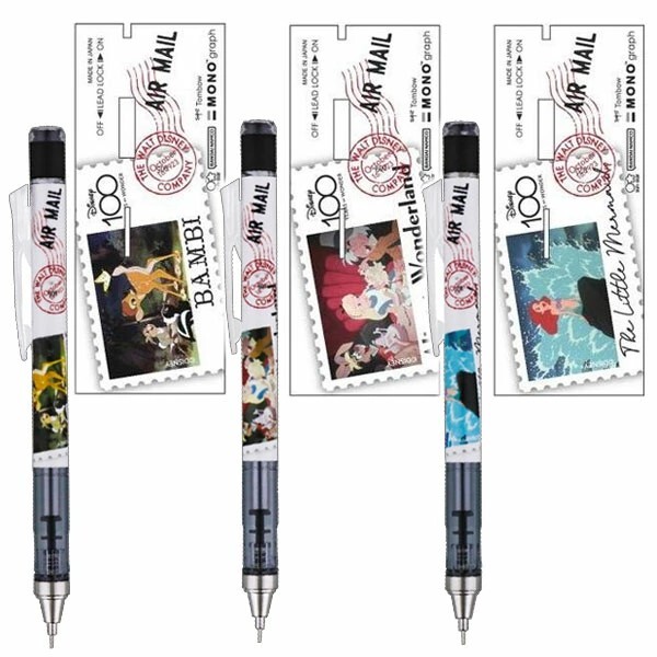 ディズニー　MONO graph モノグラフ　シャープペン　8種セット　（ウィリー　プーさん　ダンボ　バンビ　アリエル　アリス　ピクサー）　_画像3