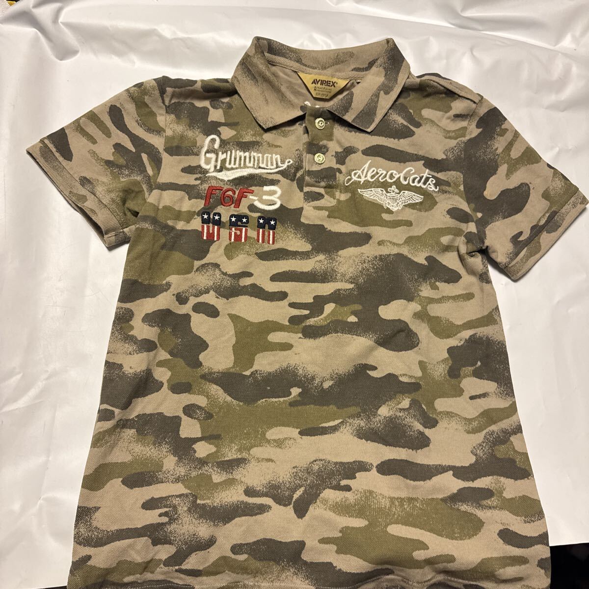 アビレックス　 AVIREX ポロシャツ　刺繍_画像5