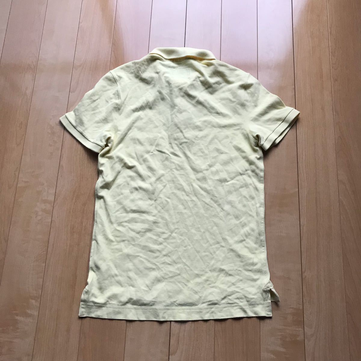 アバクロンビー&フィッチ 半袖ポロシャツ 108-1-315 メンズ XS イエロー 香水 アバクロ_画像2