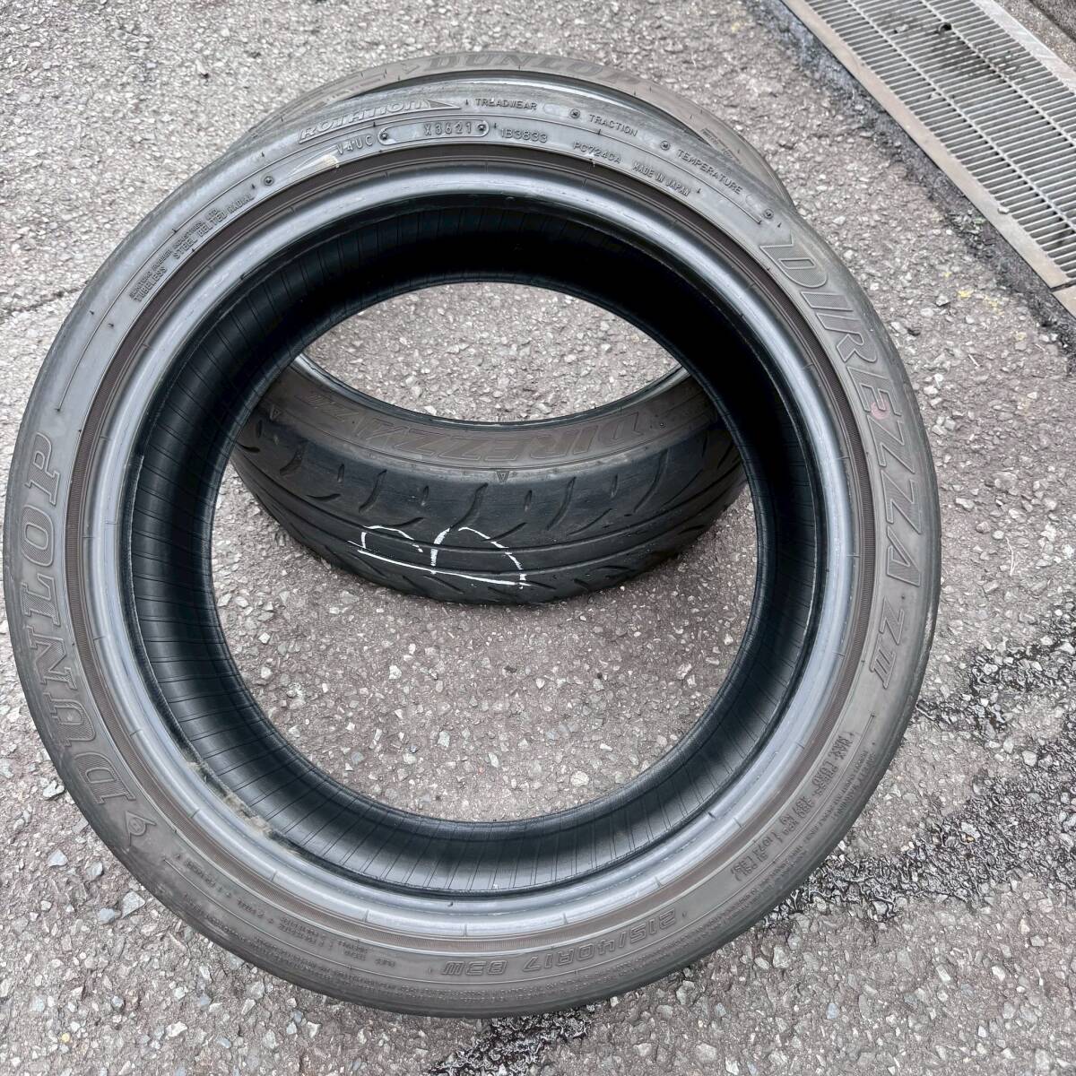  паз есть!! Dunlop DIREZZA ZⅢ 215/40R17 2 шт. комплект 