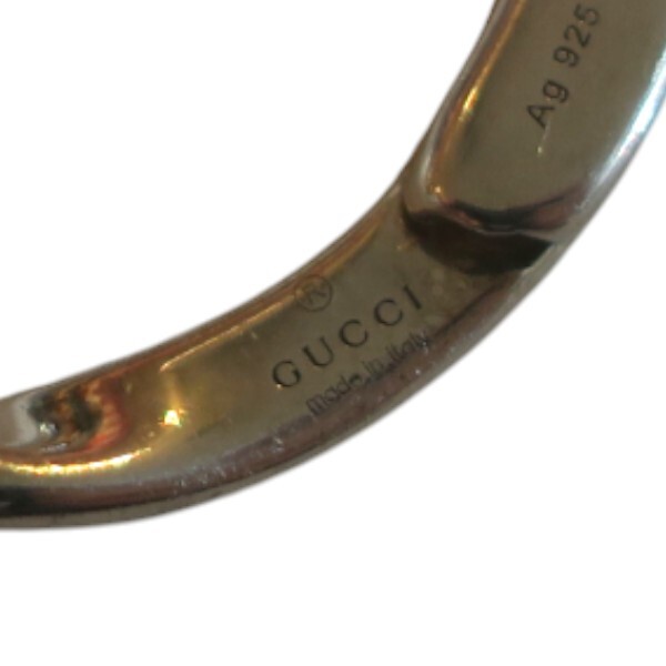 GUCCI Gucci Ag925 серебряный кольцо для ключей [ бесплатная доставка ][ ломбард .... отдел Yokohama . юг магазин ] б/у товар used AB