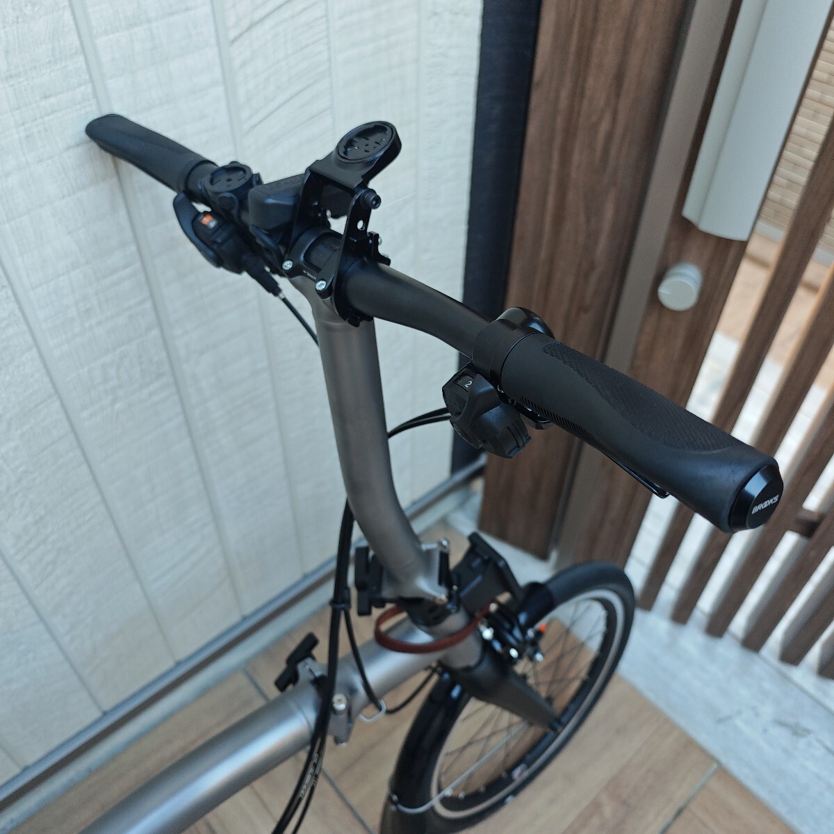 送料込!!美品!! チタンTライン 12速Explorer ブロンプトン BROMPTON _画像8