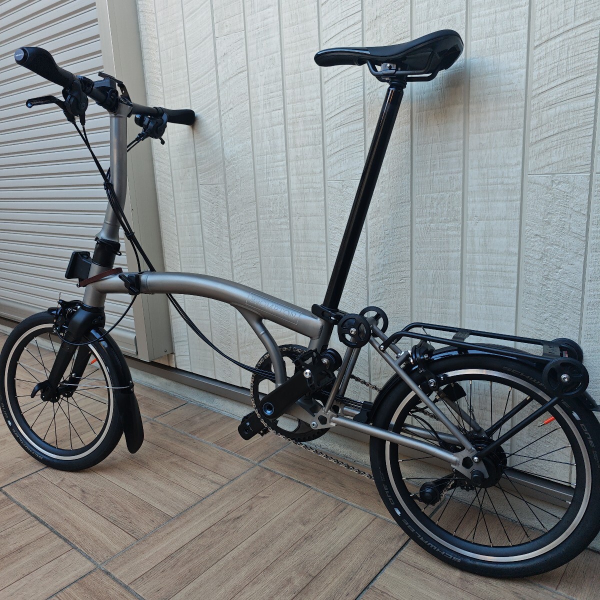 送料込!!美品!! チタンTライン 12速Explorer ブロンプトン BROMPTON _画像2