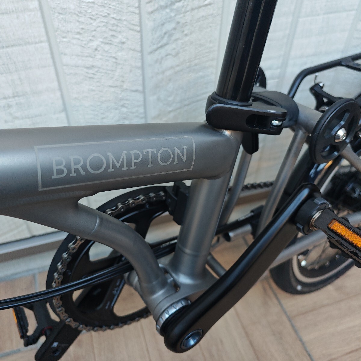 送料込!!美品!! チタンTライン 12速Explorer ブロンプトン BROMPTON _画像3