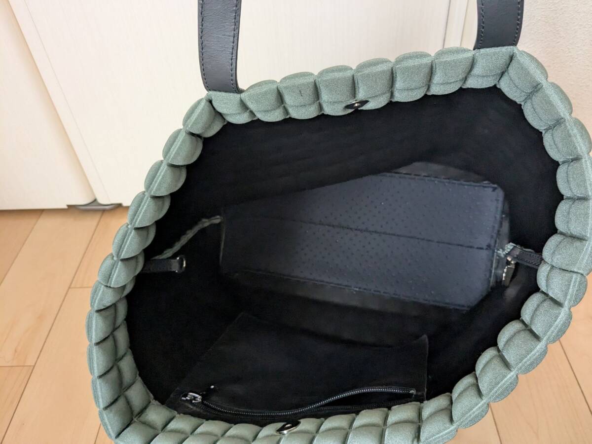 ★中古★BPRIMEビープライム★トートバッグ★カーキモスグリーン★_画像3