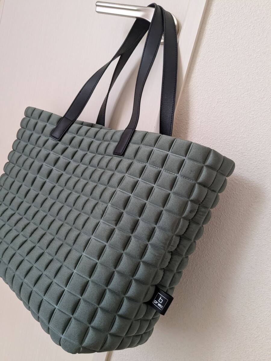 ★中古★BPRIMEビープライム★トートバッグ★カーキモスグリーン★_画像2