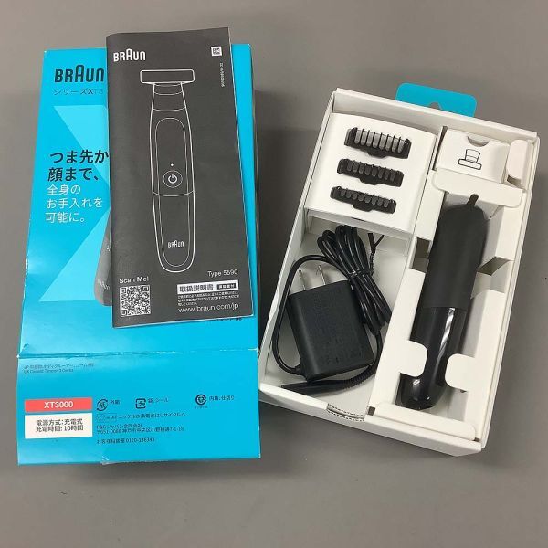 BRAUN ボディ&フェイスグルーマー XT3000 ボデグルーマー ボディシェーバー [A00054]_画像3