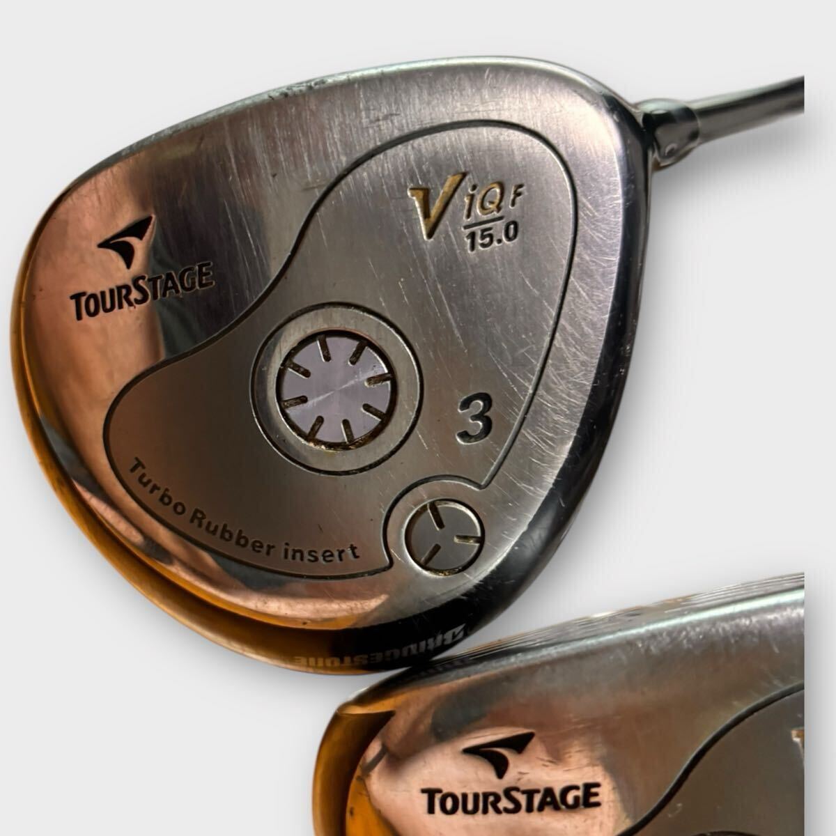 ゴルフクラブ フェアウェイウッド ドライバー BRIDGESTONE ツアーステージ ViQF カーボンシャフト 3本セット 3,5,7 1000円スタート_画像2