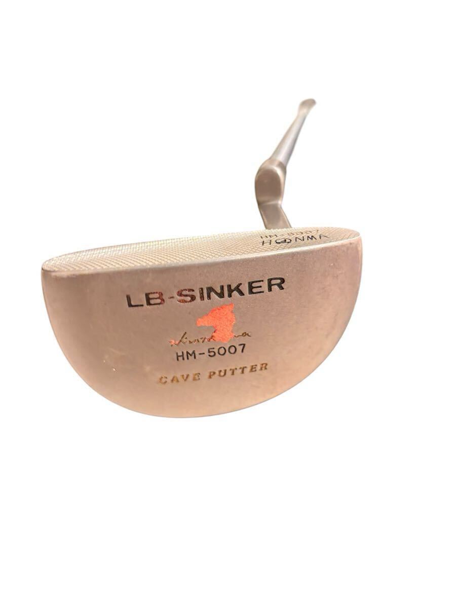 ゴルフクラブ パター HONMA ホンマ HM-5007 スチールシャフト 1000円スタート_画像1