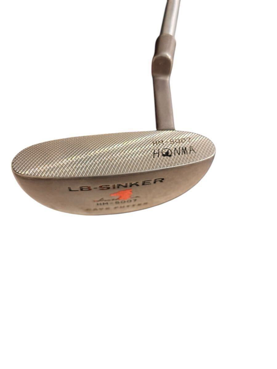 ゴルフクラブ パター HONMA ホンマ HM-5007 スチールシャフト 1000円スタート_画像2