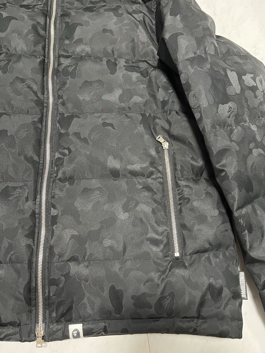 a bathing ape BAPE ジャガードカモ　ダウンジャケット　超レア　美品　デッドストック_画像2
