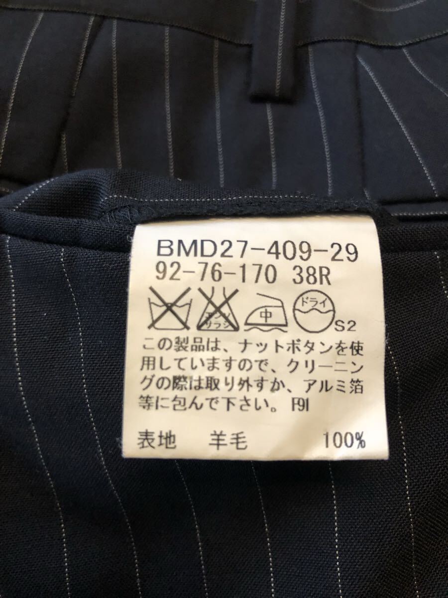 　バーバリー スーツ上下 38R 本切羽　クリーニング済　美品_画像10