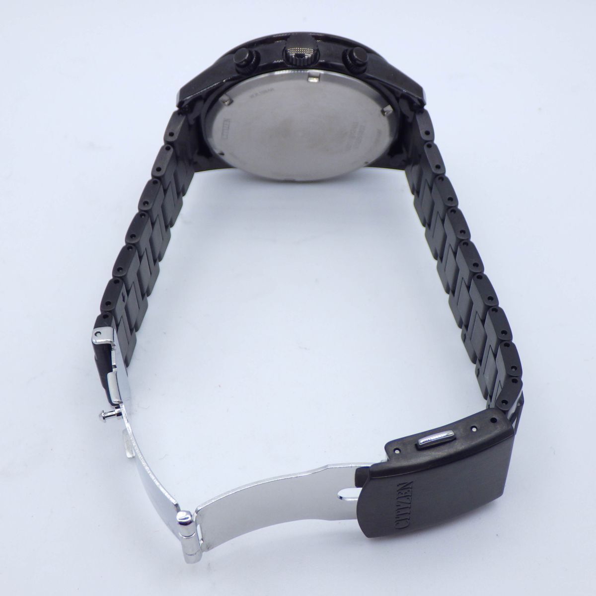 495445【1円スタート】CITIZEN シチズン 稼動品 E821-00C2403 コレクション デイト メンズ 時計 電波ソーラー ケース40mm_画像6