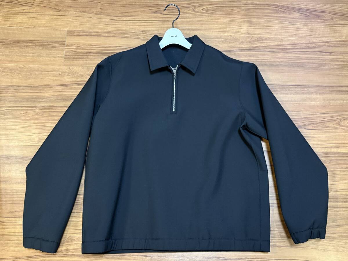 sacai Suiting Bonding ボンディングハーフZIPプルオーバー sacai Suiting Bonding ボンディングハーフZIPプルオーバー