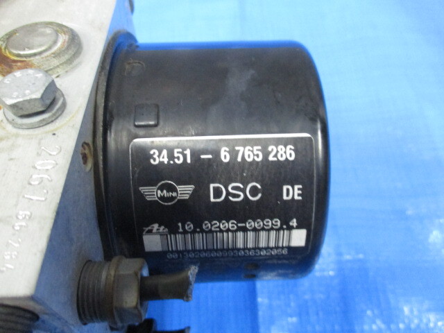 ●BMW MINI ミニ コンバーチブル R52 R53 RH16 RE16 クーパーS 純正 ABS ユニット●_画像3