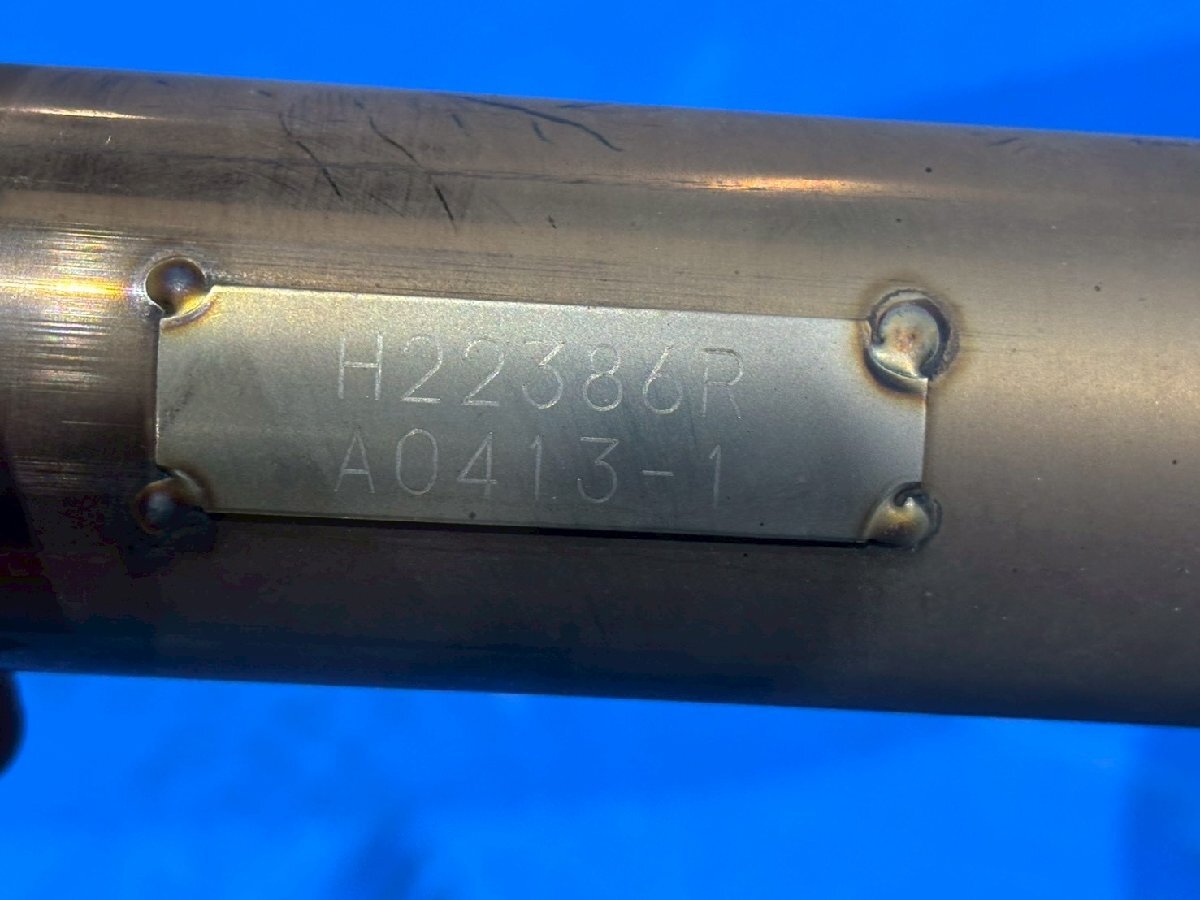 柿本改 Regu.06&R チタンフェイステール H22386R A0413-1 ZF1 CRZ リアマフラー リアピース　　2025.10.10.HK.3-G3-50_画像5