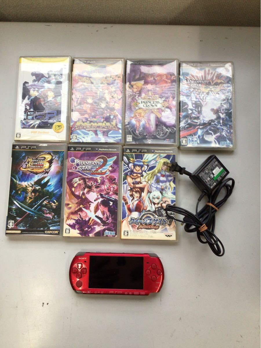 SONY PSP PSP-3000 ソフト7本付き ソニー