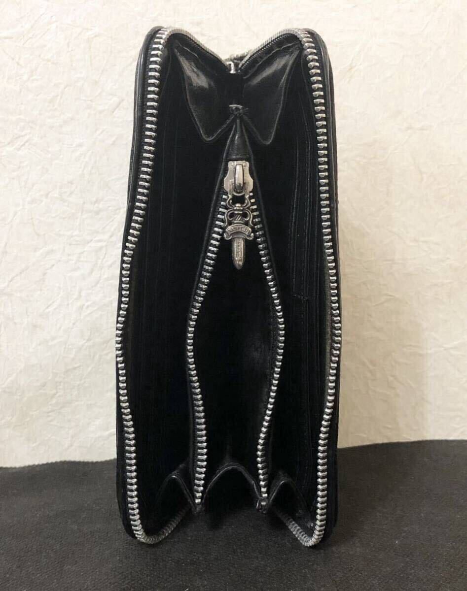 国内最終入荷分!究極の激レア!最強個体×極上の腑!お腹のど真ん中!新品未使用!クロムハーツ アリゲーター REC F ZIP ウォレット財布_画像7