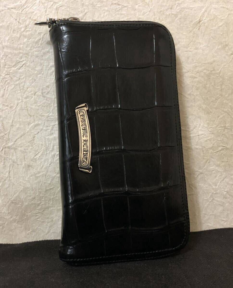 国内最終入荷分!究極の激レア!最強個体×極上の腑!お腹のど真ん中!新品未使用!クロムハーツ アリゲーター REC F ZIP ウォレット財布_画像5