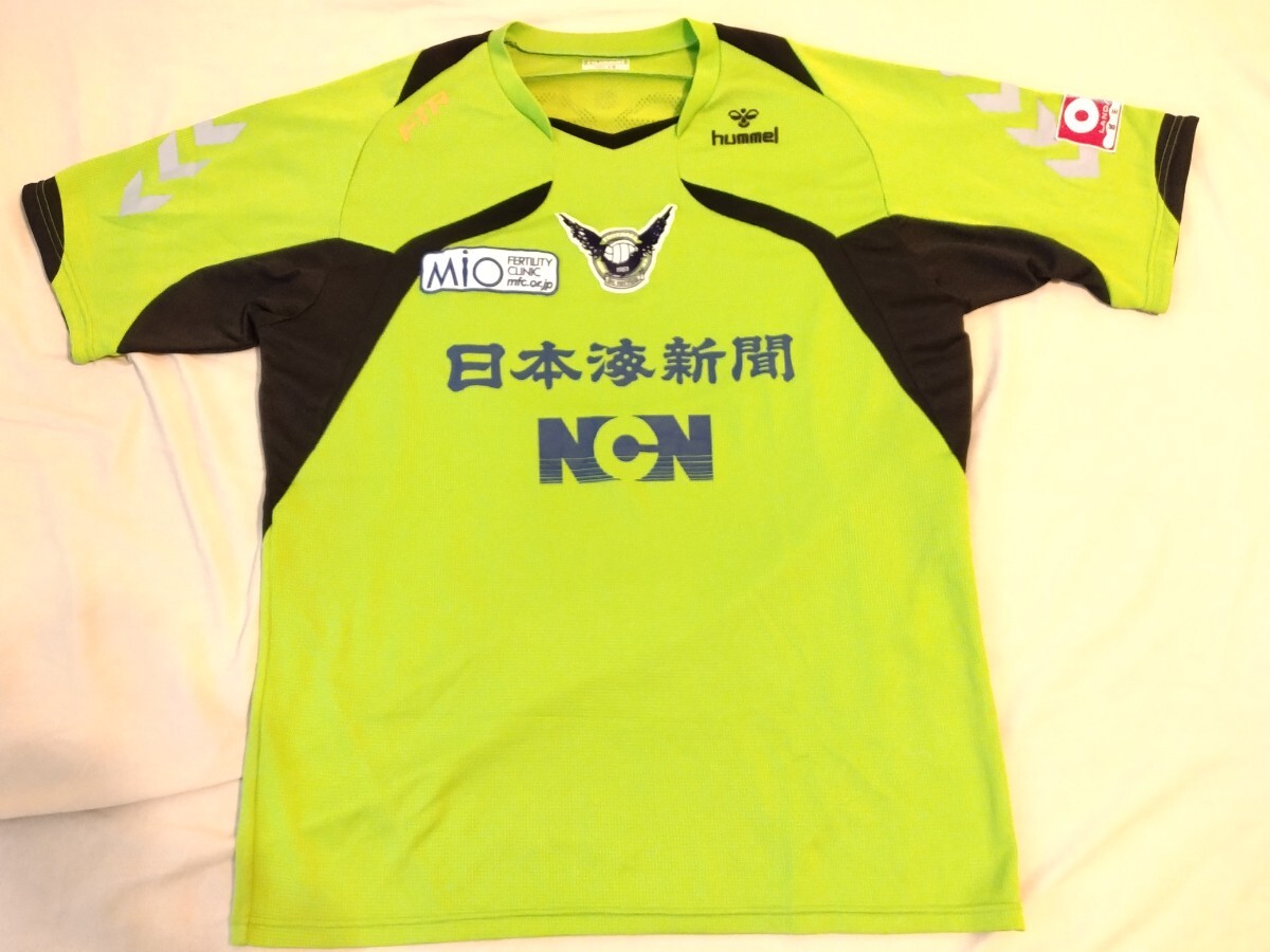 支給品　ヒュンメル　ガイナーレ鳥取　SC鳥取　練習着　プラクティスシャツ　ゲームシャツ_画像1