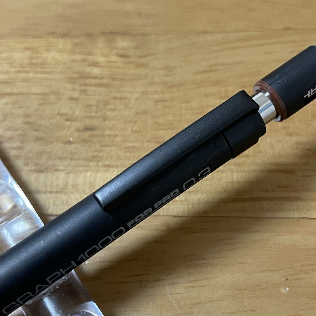 新品 廃盤 Pentel ぺんてる GRAPH グラフ1000 Forpro フォープロ PG1003 シャーペン 0.3mm 旧型 vintage昭和レトロ_画像6