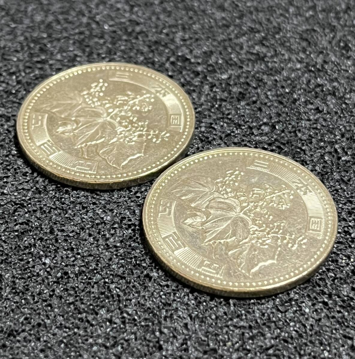平成31年と令和元年【500円硬貨】流通品2枚・利1025_画像7