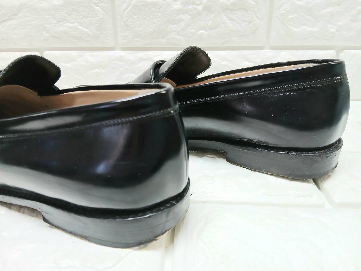 n384 GUCCI ホースビットローファー (37) 轡 黒 _画像6