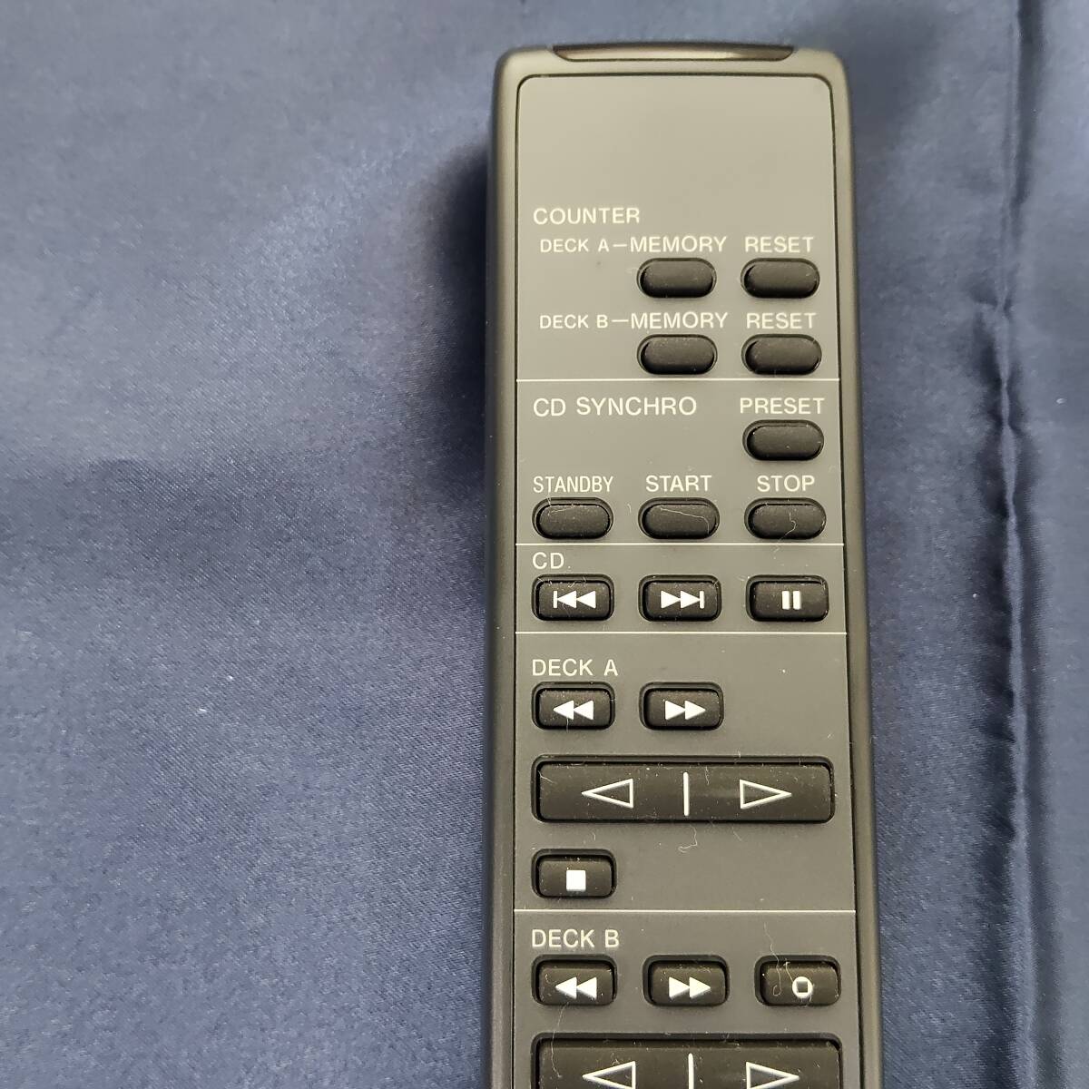 SONY ソニー カセットデッキ用 リモコン RM-J920 赤外線発光確認済み 文字消え無し 電池端子サビなし_画像3