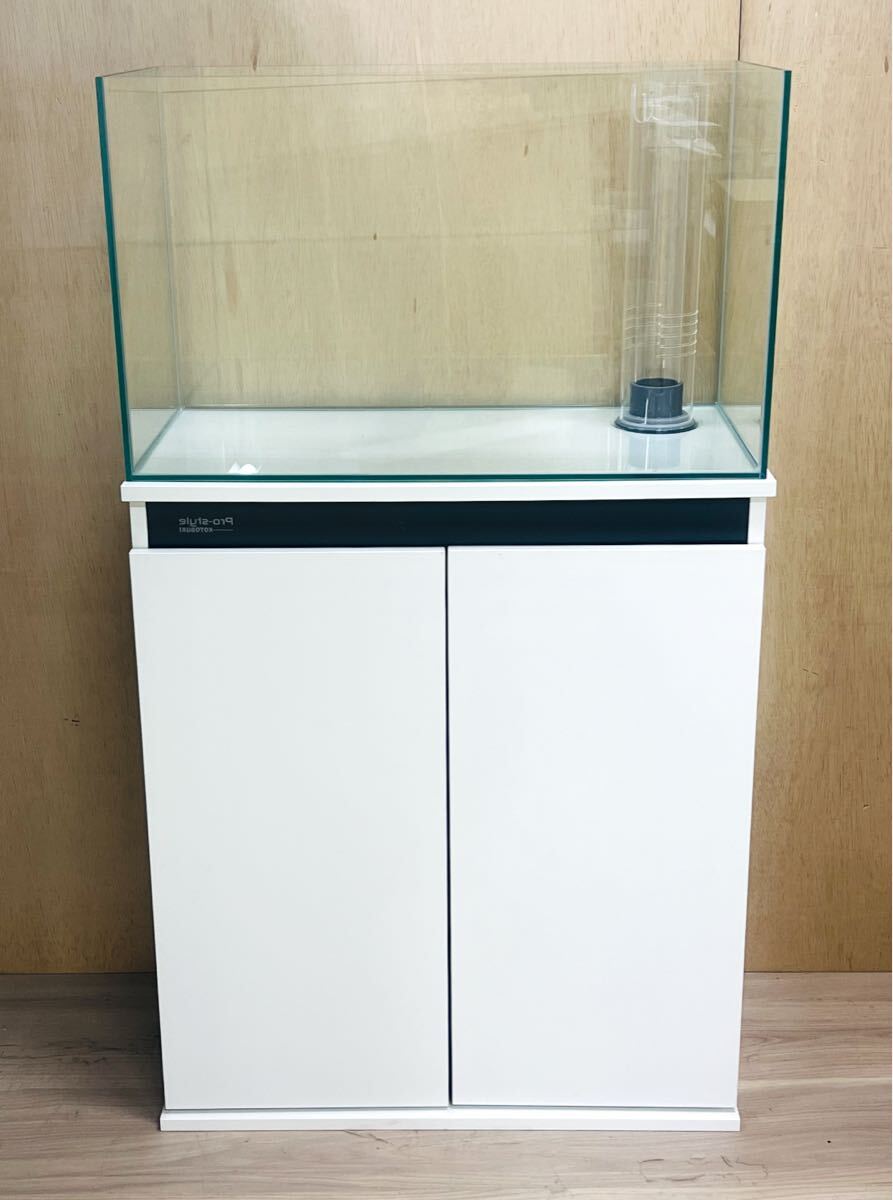 右仕様　1セット限定　600×300×360オーバーフローセット(水槽?プロスタイルキャビ?濾過(guò)槽)クリアシリコン　　未使用品　海水魚(yú)飼育等　