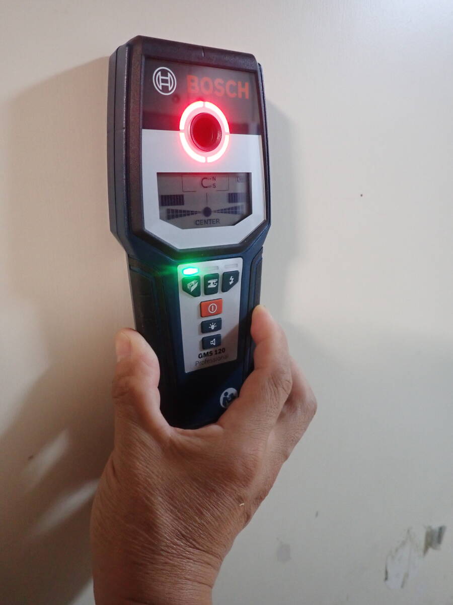 ★美品★BOSCH ボッシュ★Professional　デジタル探知機　GMS120　動作OK　元箱　ケース　取説付き_画像8