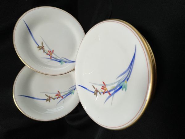 香蘭社　　レトロ感のある１７センチプレート　５枚_画像10