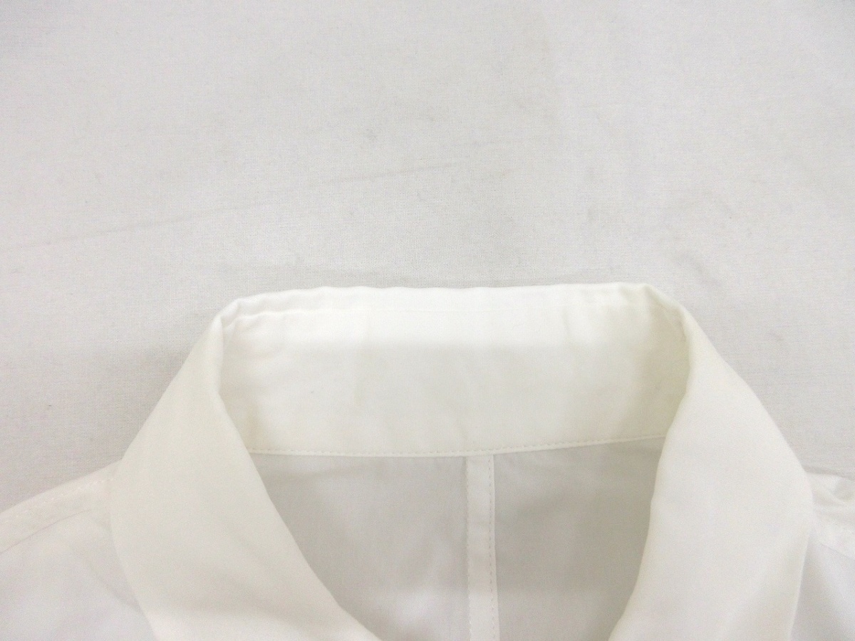 YOHJI YAMAMOTO+NOIR ウジヤマモトプリュスノアール 長袖シャツ Shirt 1 NG-B02-001COTTON100% MADE IN JAPAN_画像4