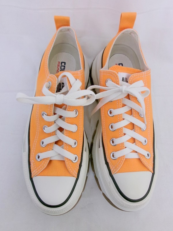 CONVERSE REACT コンバース リアクト 厚底スニーカー 靴 24cm 1SD275 オレンジ_画像6