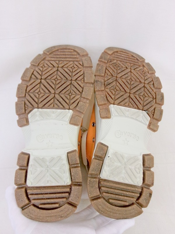 CONVERSE REACT コンバース リアクト 厚底スニーカー 靴 24cm 1SD275 オレンジ_画像9