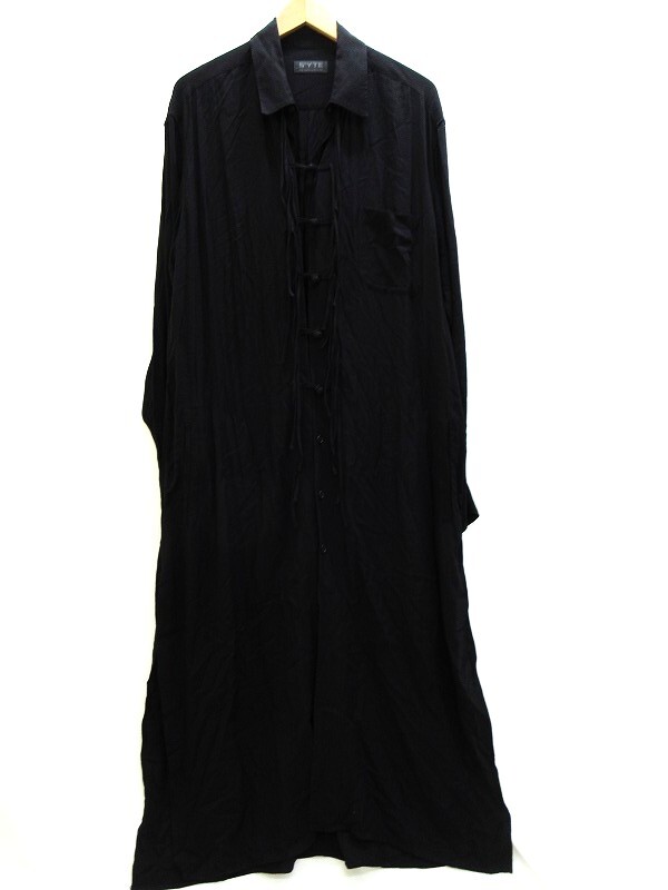 S'YTE サイト ロングシャツ long shirt 3 UQ-B05-216 RAYON100% MADE IN JAPAN_画像1