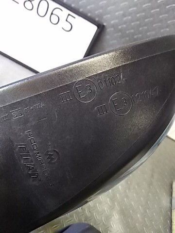 フィアット 500 ABA-31209 右サイドミラー 500 ツインエア ポップ 312A2 5FT